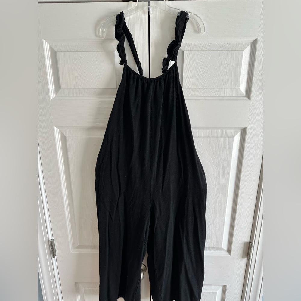 Kirundo brand Black Women's linen Jumpsuit